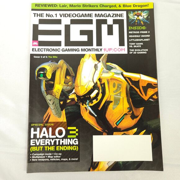 2007 EGM Electronic Gaming Monthly Magazine Lot of 12 Kingdom Hearts Halo 3 - Picture 11 of 14